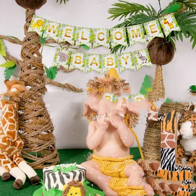Animal birthday party decoration set balloon hinge set