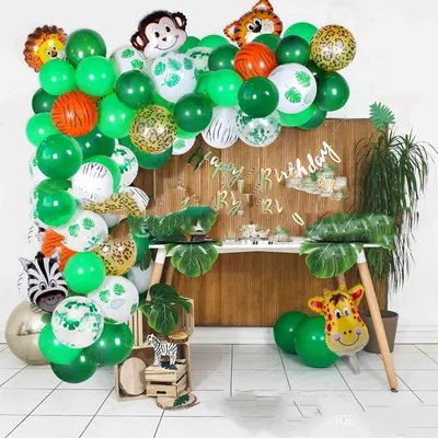 Animal birthday party decoration set balloon hinge set
