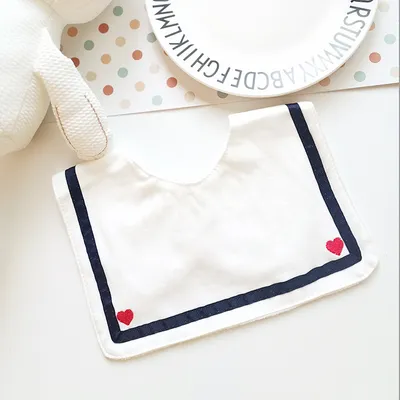 Blue side double heart