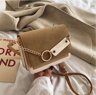 New Korean Frosted Messenger Bag In Autumn And Winter Of