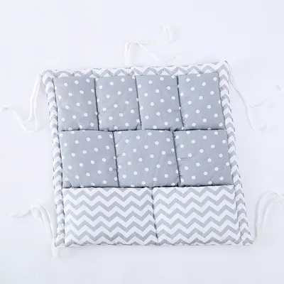 Multi Layer Cotton Crib Storage Bag, Diaper Storage Bag
