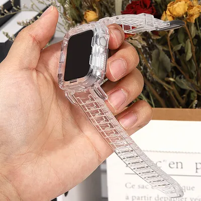 Glacier Limited Transparent Strap With Silicone Case