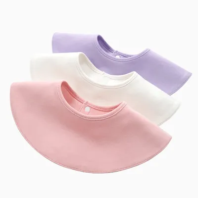 Baby Saliva Towel Baby Bib Rice Pocket Absorbent Cotton Bib For Newborn