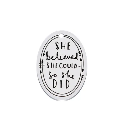 Simple Titanium Steel Can Be Customized Hangtag