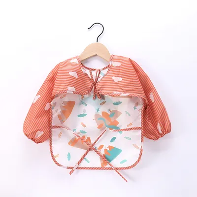 Catch The Rice Pocket Baby Top Up Children's Coat Bib