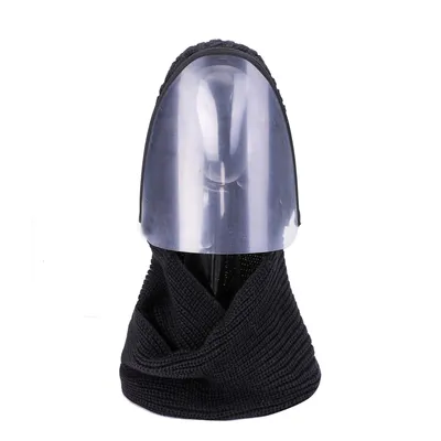 Outdoor Sports Headwear Scarves Transparent Hooded Sdult Hat Winter Scarf Warm Full Face Scarf Cycling Scarves Full Face Mask