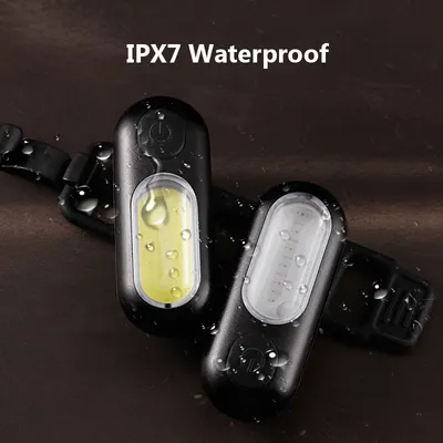 أضواء ركوب الدراجات الليلية تومض USB ليلا