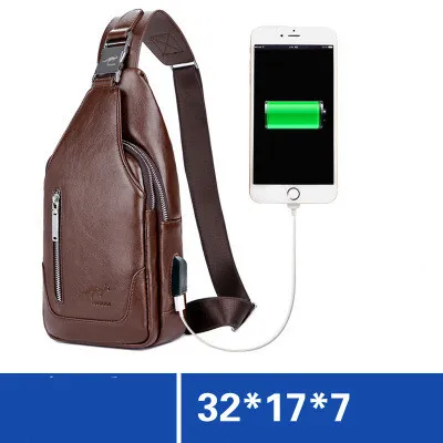 Men's Chest Bag Shoulder Bag Messenger Backpack
