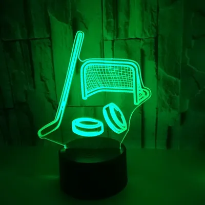 New Style Hockey Equipment 3D Light, Colorful Touch Led Visual Light