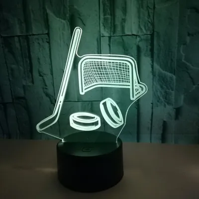 New Style Hockey Equipment 3D Light, Colorful Touch Led Visual Light