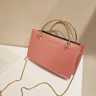 One Shoulder Messenger Fashion Chain Small Square Bag