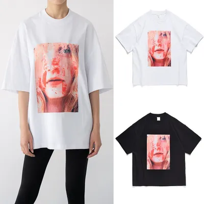 Style Portrait Illustration Short Sleeve Men