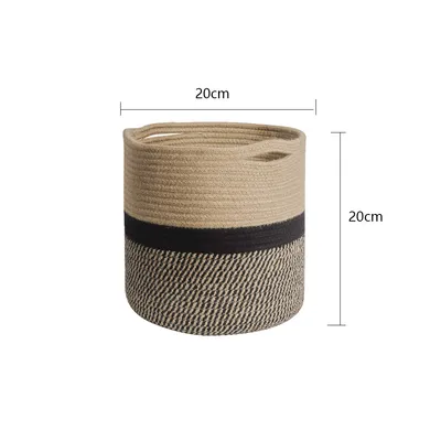 Flower Basket Round Storage Home Decoration