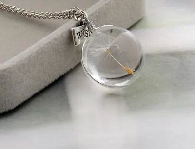 Fashion Jewelry Dandelion Pendant