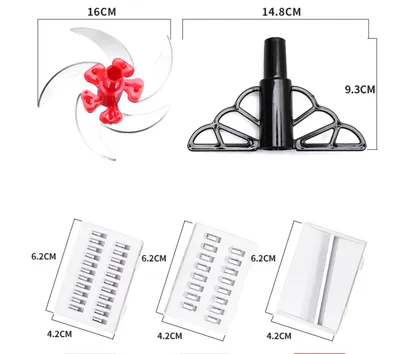 Multi-function Shredder Shredder Manual Meat Grinder Dumpling Stuffing Machine Household Vegetable Machine Garlic Kitchenware