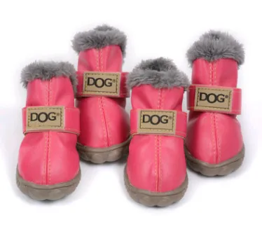 Dog Thick Snow Boots Keep Warm Teddy Autumn And Winter VIP Shoes