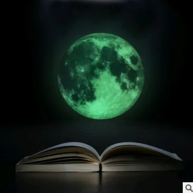 Wall stickers Luminous Moon PVC stickers Light stickers Fluorescent stickers YQ Series Luminous stickers Moon