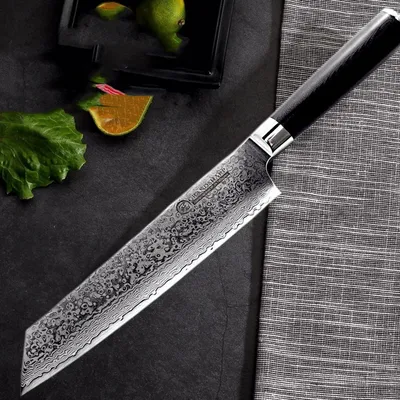 New Damascus Steel Kitchen Household Cutting Knife