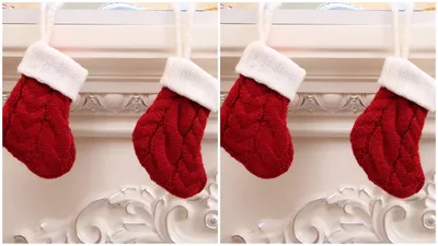 Christmas Tableware Xmas Fork Bags Dinner Cutlery Holder Pocket