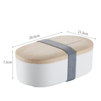 Oval simple lunch box