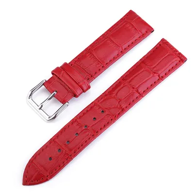 Leather Strap With Cowhide And Bamboo Knot Pattern
