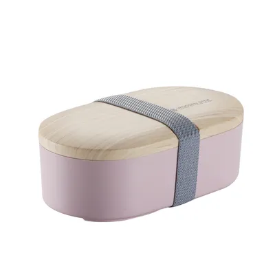 Oval simple lunch box