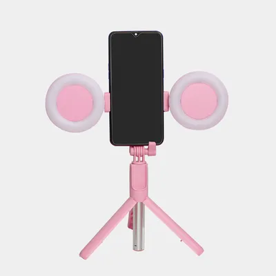 J861Double lamp pink