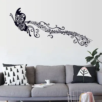 Note Butterfly Creative DIY Home Decoration Wall Sticker