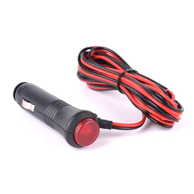 Car cigarette lighter power cord