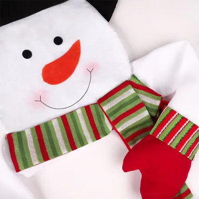 Christmas tree top star snowman decoration