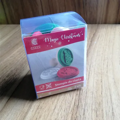 Silicone biscuit stamp with wooden handle