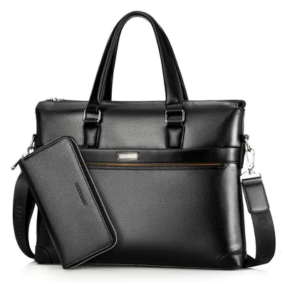 Black with handbag