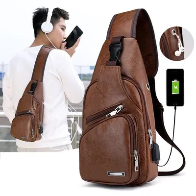 Waterproof casual one-shoulder messenger bag