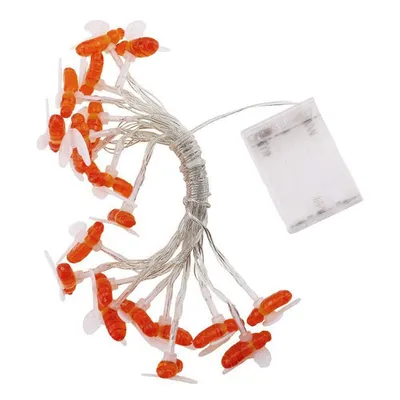 Solar string lights bee decorative lights