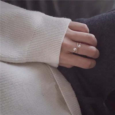 Little Fairy 14K Gold Freshwater Pearl Ring
