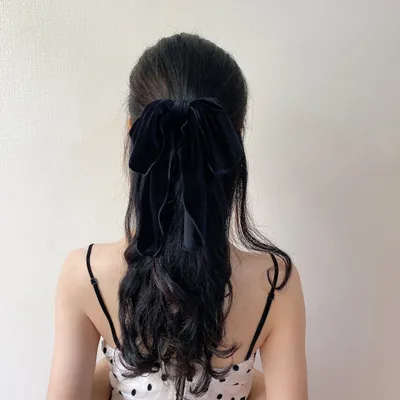 Velvet Black hairpin