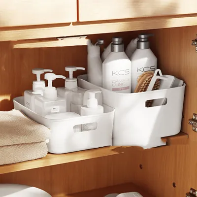 Sundries sorting storage basket bathroom kitchen toilet storage box
