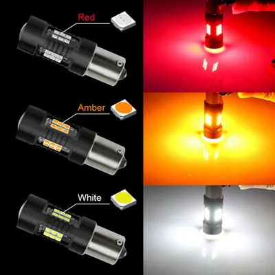 Automotive LED turn signal 1156 1157 BA15S 2835 3030 21SMD S25 reversing brake light