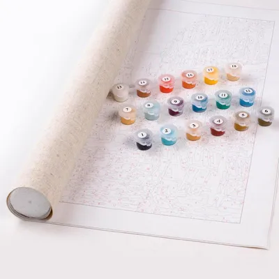 DIY digital oil painting home living room decoration painting AliExpress Amazon cross-border frameless one drop shipping-6758
