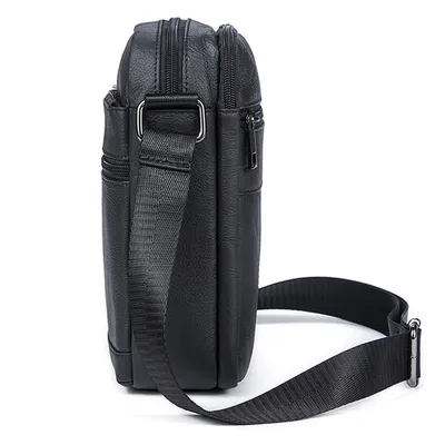 Special offer men's bag business men's leather shoulder diagonal bag men's trend vertical top layer cowhide messenger bag customization