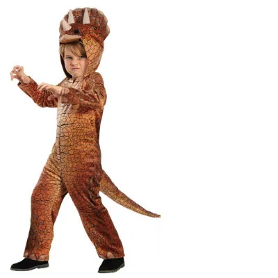 زي Tyrannosaure et Triceratops من أجل fille et garçon التأثيري للأطفال الصغار على شكل حيوان mascotte enfant الديناصورات مجموعة أزياء عيد الميلاد