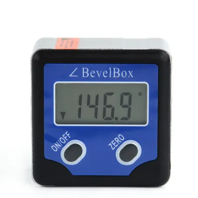 Electronic protractor, angle meter, inclinometer, star finder