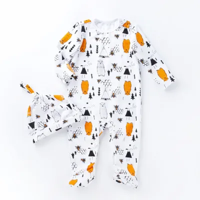 Infant cartoon jumpsuit baby long-sleeved romper