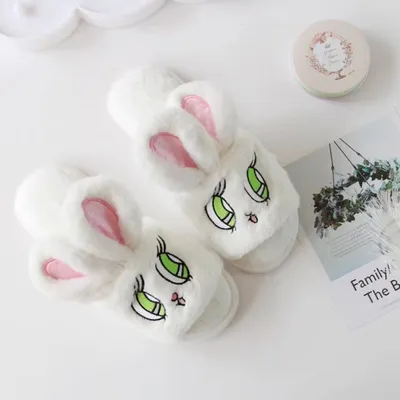 Indoor warm floor slippers in autumn and winter