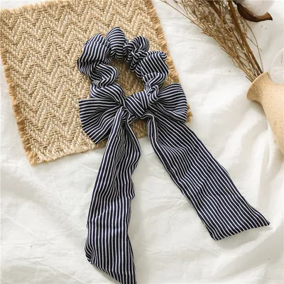 Navy Blue bow