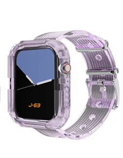 Integrated watch band with TPU protective sleeve for glacier