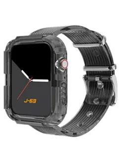 Integrated watch band with TPU protective sleeve for glacier