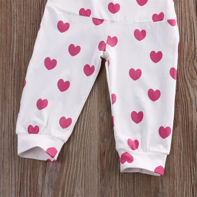 Baby girl plum red heart jumpsuit