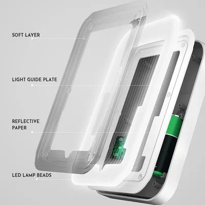 مرآة مكياج بإضاءة LED