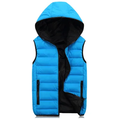 Korean couple down cotton vest